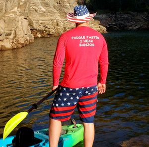 Red Long Sleeve Kayaker Shirt