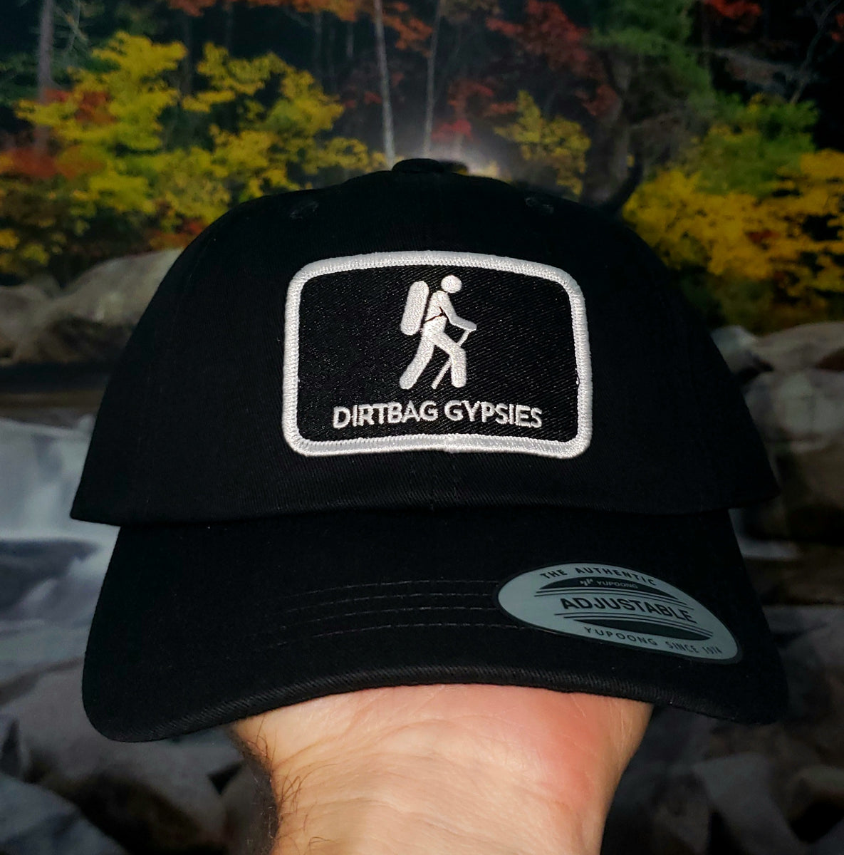 Black Patched Dad Hat! Dirtbag Gypsies