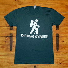 Load image into Gallery viewer, Forest Green DirtBag Gypsies Short Sleeve Shirt with White logo