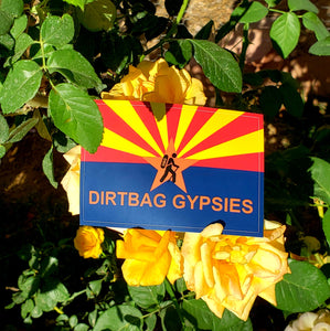 Dirtbag Gypsies Arizona Rectangle Sticker