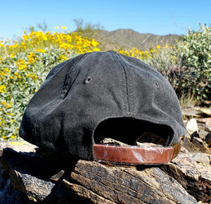 Black Dirtbag Gypsies Patched Hat! Adams Optimum Solid Pigment Dyed Hat.