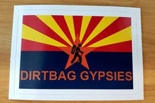 Load image into Gallery viewer, Dirtbag Gypsies Arizona Tumbler Rectangle Sticker