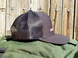 Black DirtBag Gypsies Snap Back Hat with White Logo