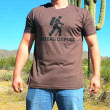 Load image into Gallery viewer, Espresso DirtBag Gypsies Short Sleeve Shirt with Black logo
