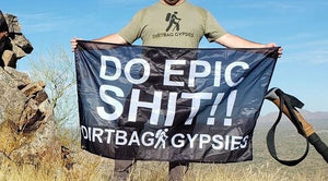 Do Epic Shit Flag Original Black with White Letters!