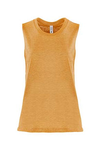 Antique Gold Hiker Ladies Muscle Tank Top