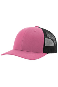 Hot Pink/Black DirtBag Gypsies Snap Back Hat with Black Logo