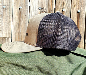 Military Green Loden/Black DirtBag Gypsies Snap Back Hat with Black logo