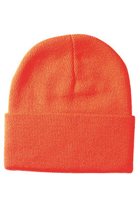 Orange with Black DBG Logo 12" Knit Beanie