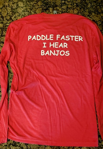 Red Long Sleeve Kayaker Shirt